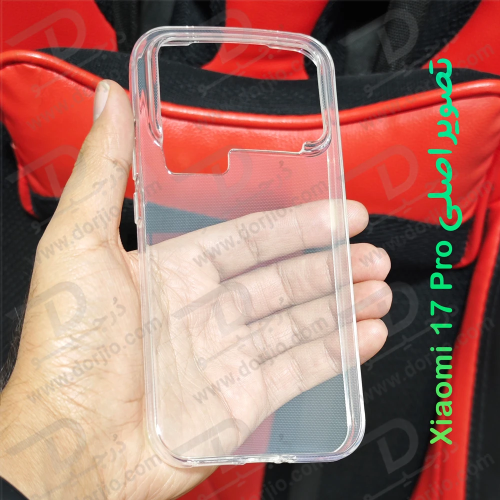 قاب ژله ای شفاف Xiaomi 17 Pro قاب ژله ای شفاف Xiaomi 17 Pro