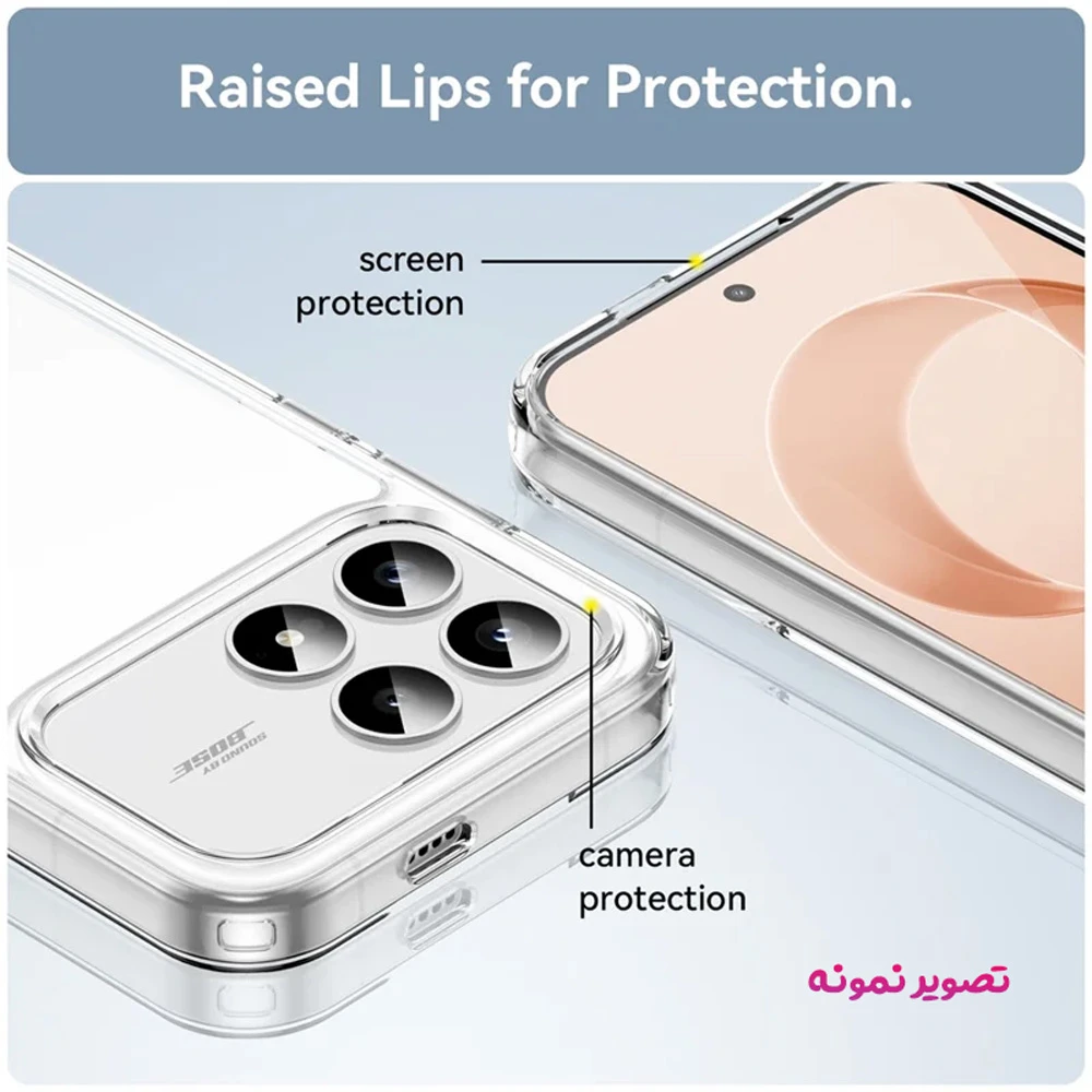 قاب ژله ای شفاف Xiaomi Redmi K90 قاب ژله ای شفاف Xiaomi Redmi K90