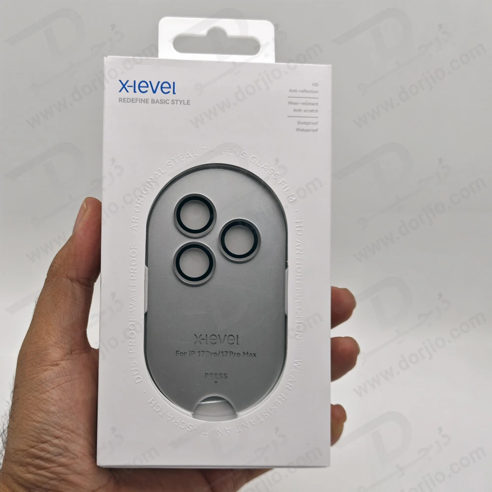 محافظ لنز دوربین رینگی iPhone 17 Pro Max مارک X-Level