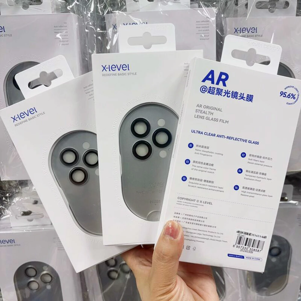 محافظ لنز دوربین رینگی iPhone 17 Pro Max مارک X-Level
