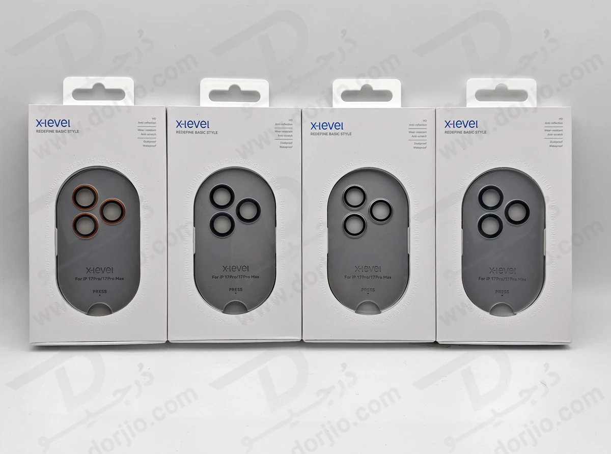 محافظ لنز دوربین رینگی iPhone 17 Pro Max مارک X-Level