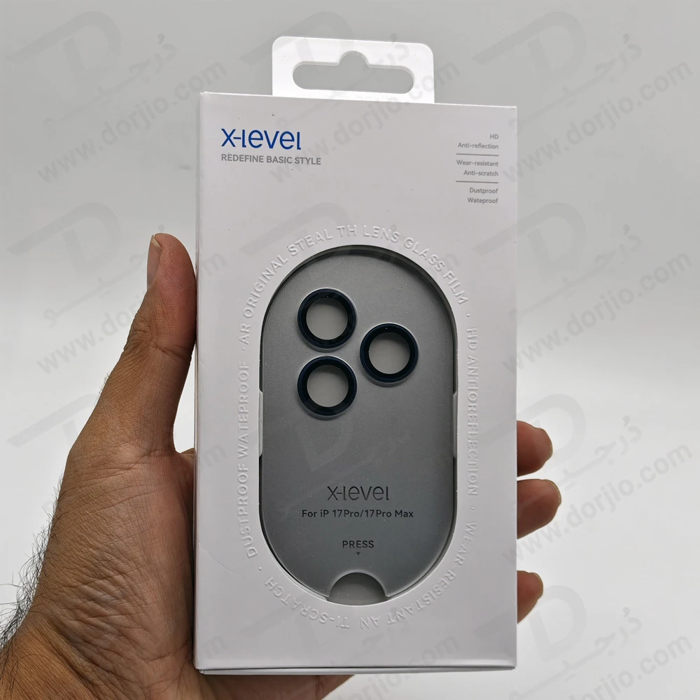 محافظ لنز دوربین رینگی iPhone 17 Pro Max مارک X-Level