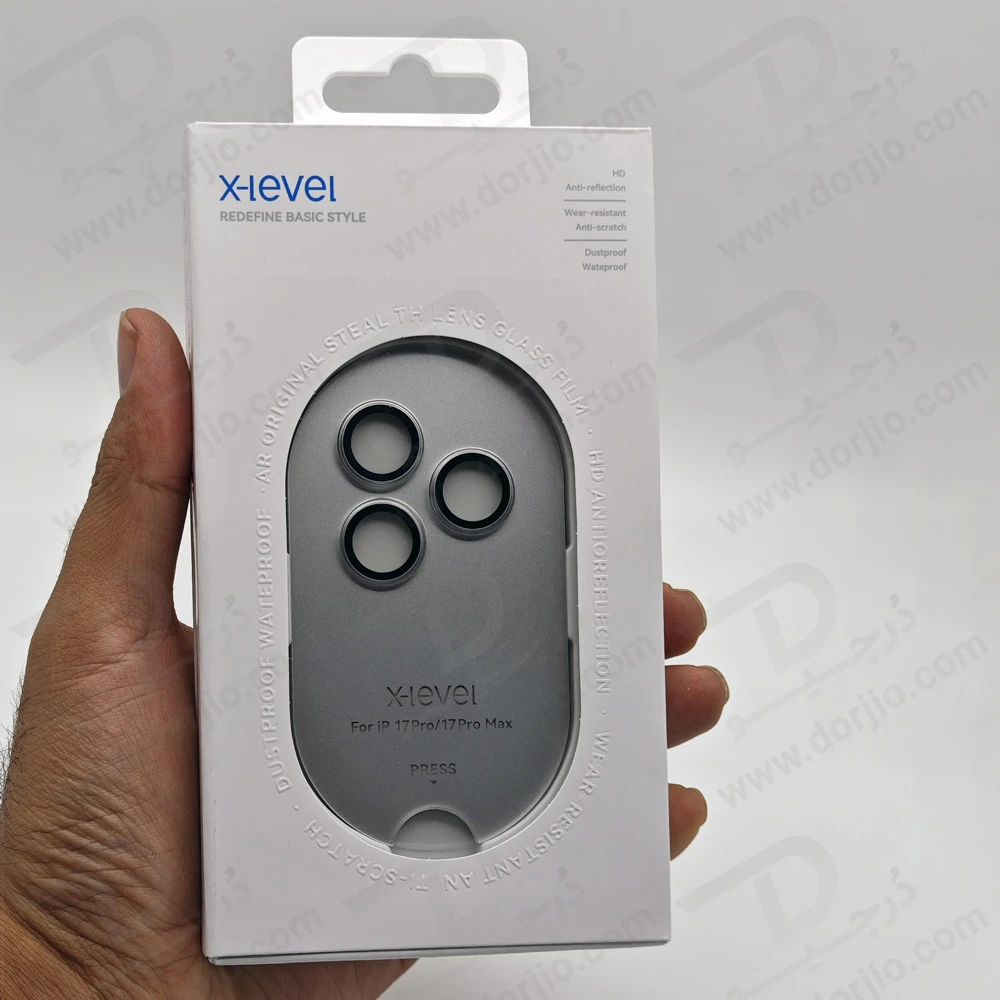 محافظ لنز دوربین رینگی iPhone 17 Pro Max مارک X-Level