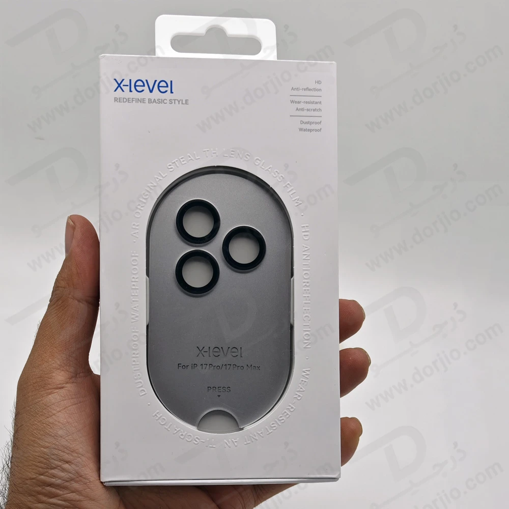 محافظ لنز دوربین رینگی iPhone 17 Pro Max مارک X-Level