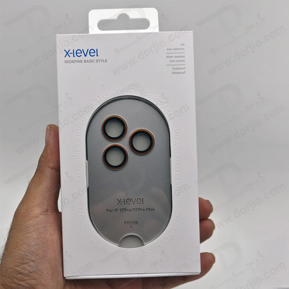محافظ لنز دوربین رینگی iPhone 17 Pro Max مارک X-Level