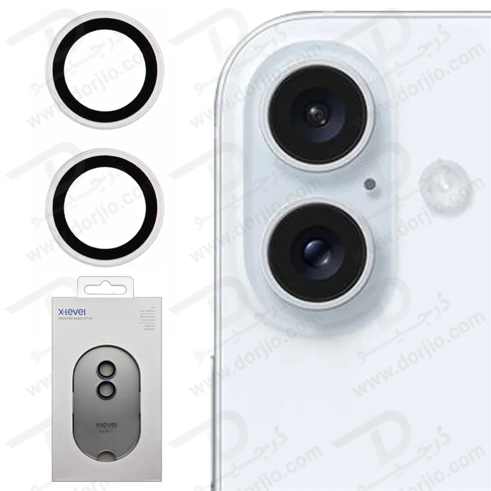 محافظ لنز دوربین رینگی iPhone 17 مارک X-Level