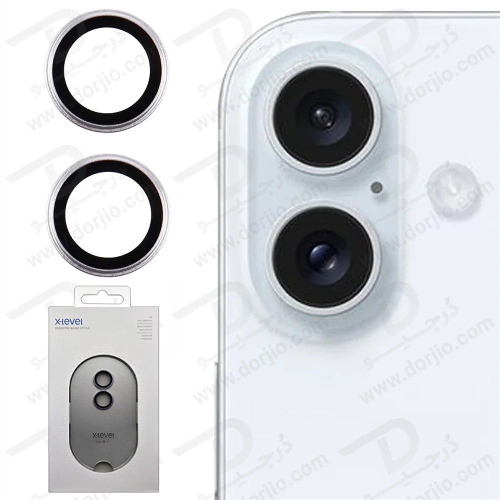 محافظ لنز دوربین رینگی iPhone 17 مارک X-Level