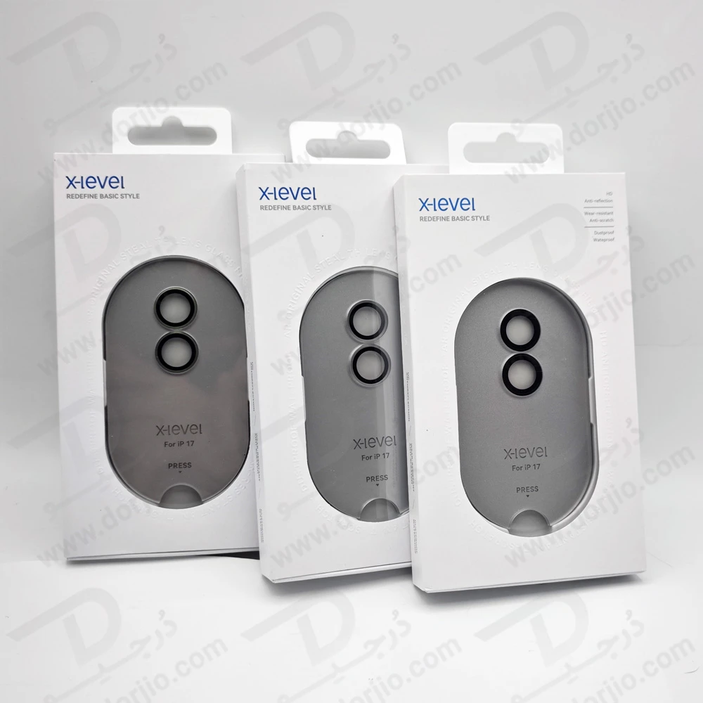 محافظ لنز دوربین رینگی iPhone 17 مارک X-Level