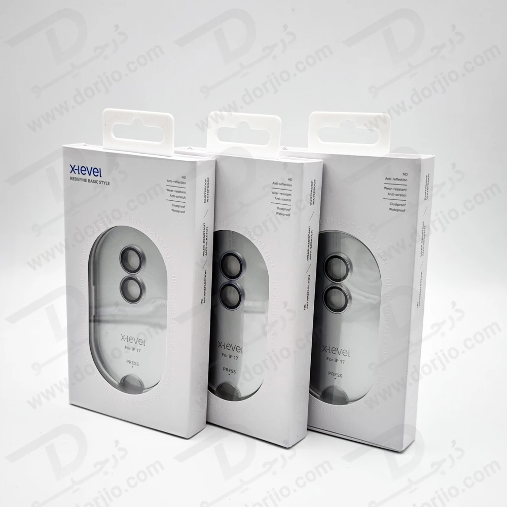 محافظ لنز دوربین رینگی iPhone 17 مارک X-Level