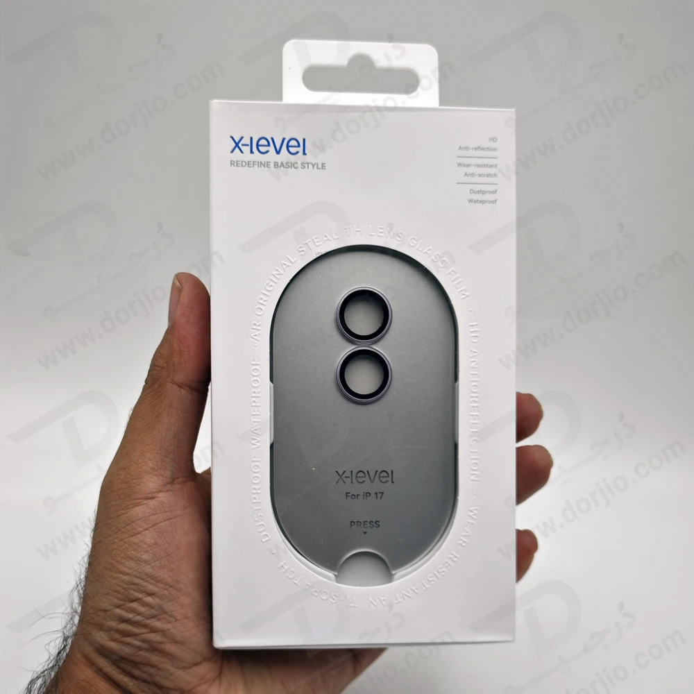 محافظ لنز دوربین رینگی iPhone 17 مارک X-Level