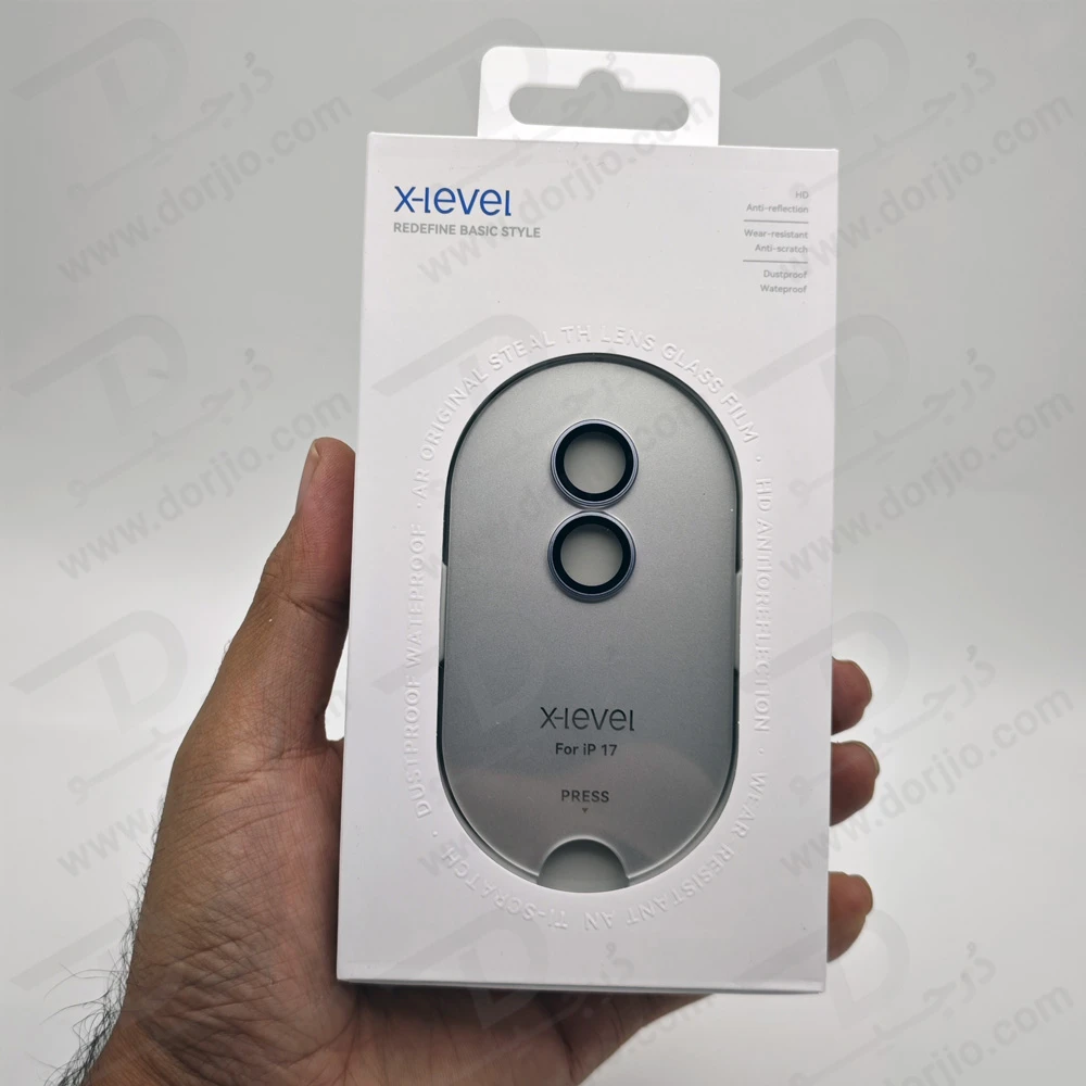 محافظ لنز دوربین رینگی iPhone 17 مارک X-Level