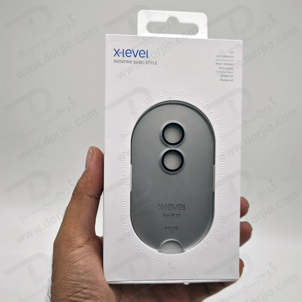 محافظ لنز دوربین رینگی iPhone 17 مارک X-Level