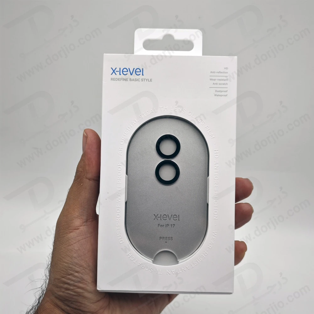 محافظ لنز دوربین رینگی iPhone 17 مارک X-Level