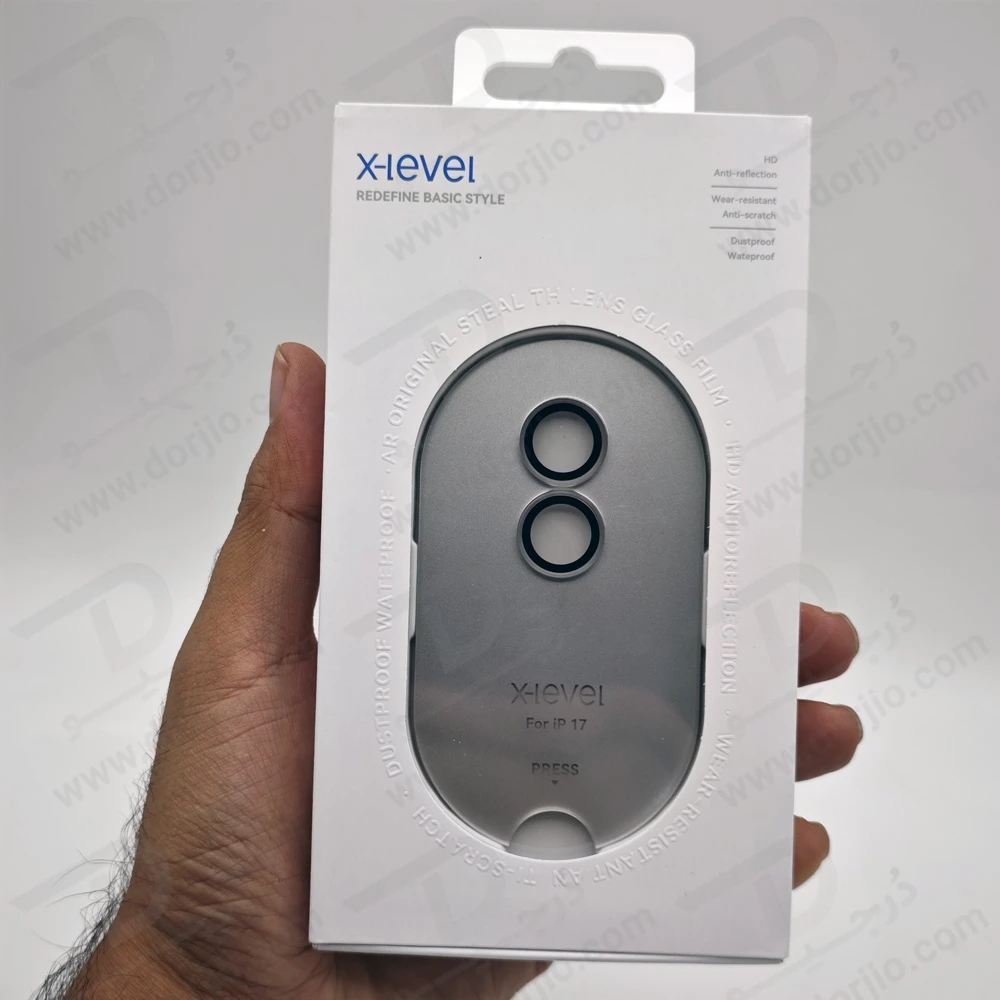 محافظ لنز دوربین رینگی iPhone 17 مارک X-Level