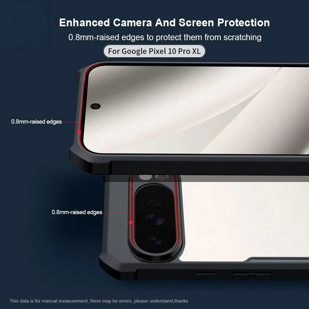 کریستال شیلد شفاف Google Pixel 10 Pro XL مارک XUNDD سری Beatle