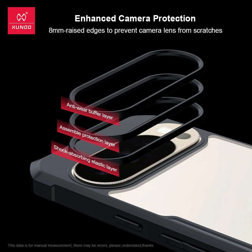 کریستال شیلد شفاف Google Pixel 10 Pro XL مارک XUNDD سری Beatle