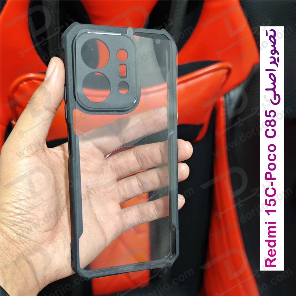 کریستال شیلد شفاف Xiaomi Poco C85 مارک XUNDD سری Beatle