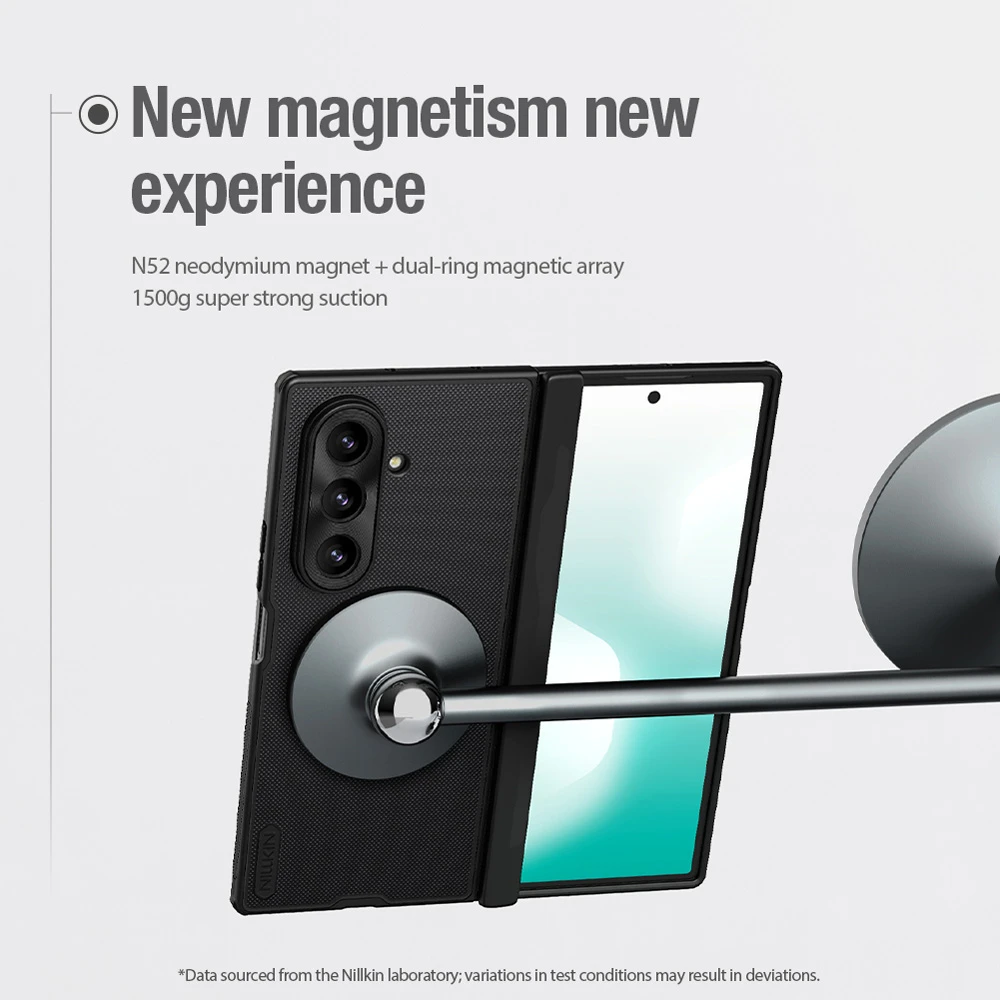 خرید قاب ضد ضربه مگنتی Samsung Galaxy Z Fold 7 مارک نیلکین مدل Super Frosted Shield Fold