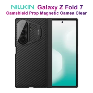 گارد مگنتی کمرا استند شیشه‌ای Samsung Galaxy Z Fold 7 مارک نیلکین مدل Camshield Prop