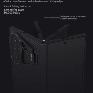 خرید گارد مگنتی کمرا استند شیشه‌ای Samsung Galaxy Z Fold 7 مارک نیلکین مدل Camshield Prop