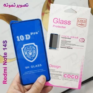 خرید گلس شفاف Xiaomi Redmi Note 14S مدل 10D Pro