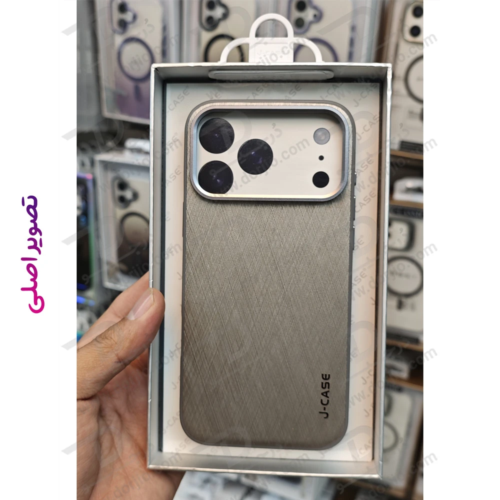 قاب چرمی iPhone 17 Pro مدل J-Case