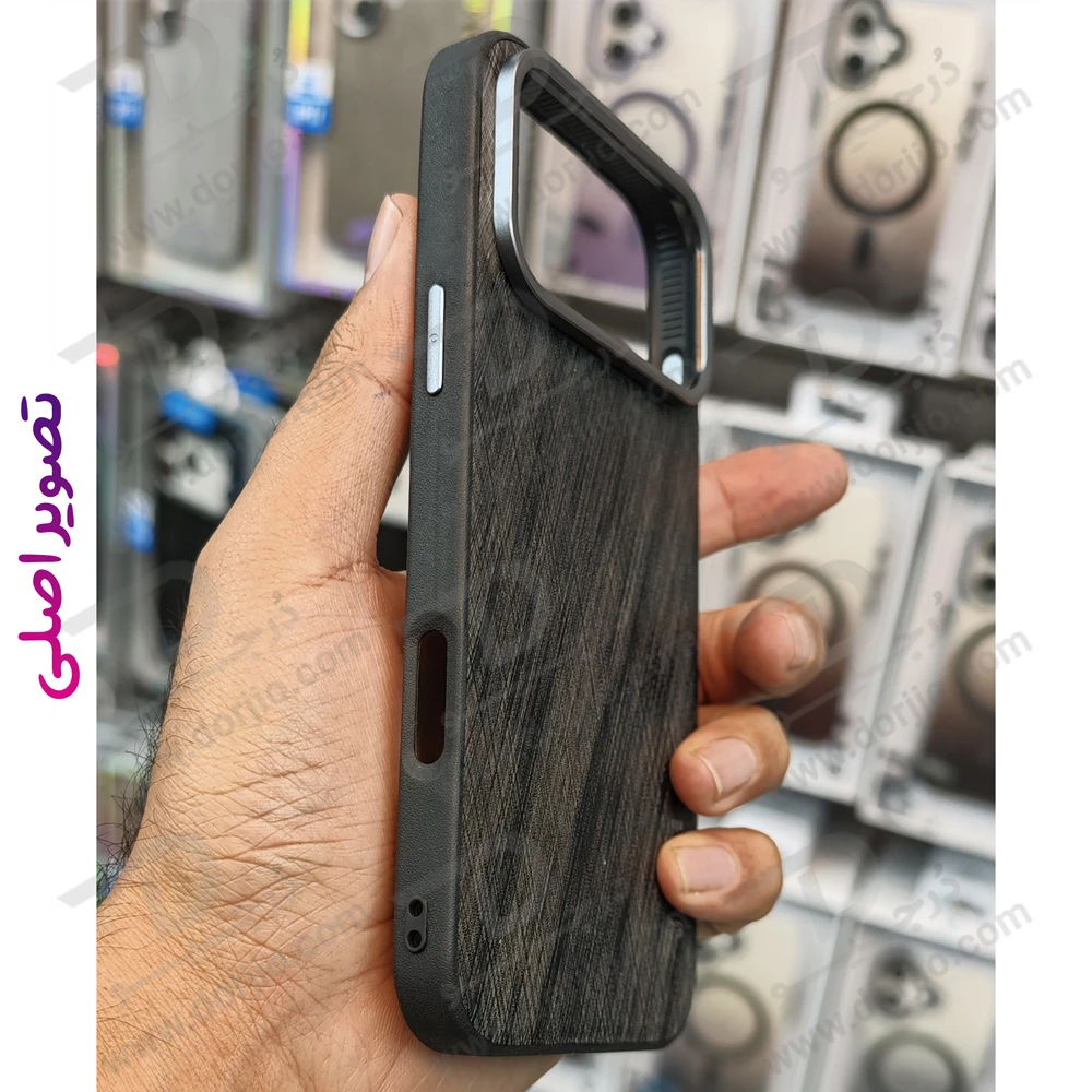 قاب چرمی iPhone 17 Pro مدل J-Case