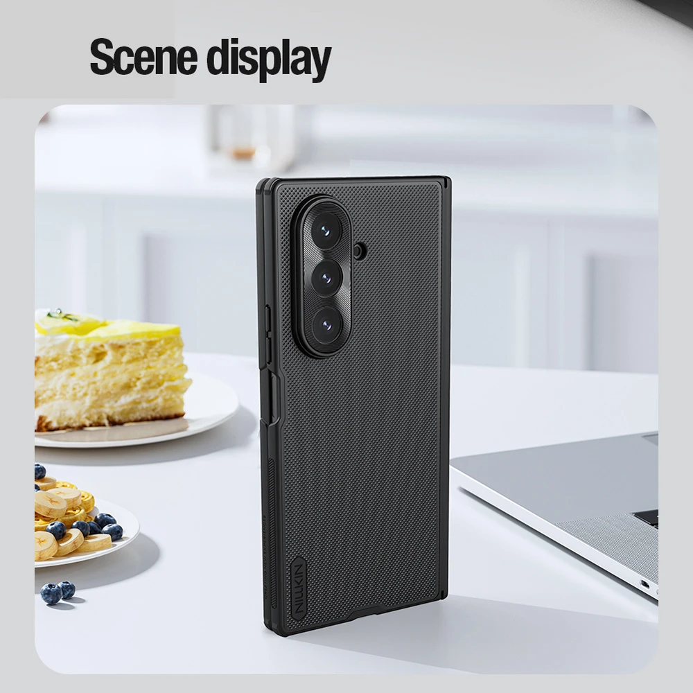 خرید قاب ضد ضربه مگنتی Samsung Galaxy Z Fold 7 مارک نیلکین مدل Super Frosted Shield Fold