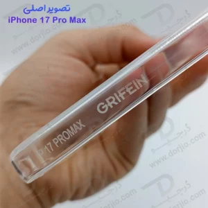 خرید قاب ژله ای شفاف iPhone 17 Pro Max مارک Grifein