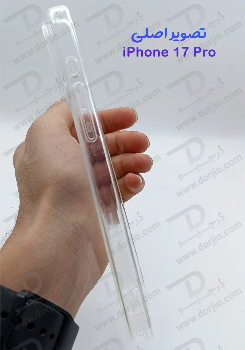 خرید قاب ژله ای شفاف iPhone 17 Pro مارک Grifein خرید قاب ژله ای شفاف iPhone 17 Pro مارک Grifein