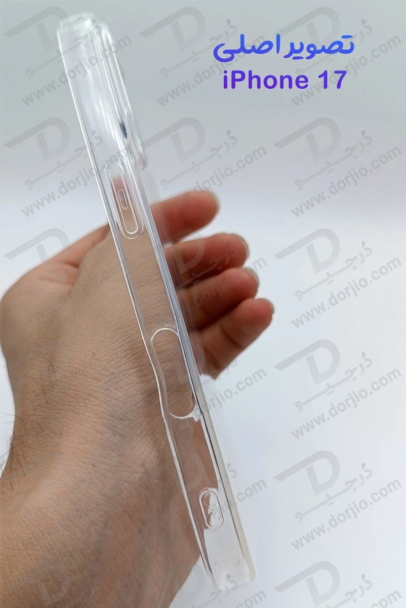 خرید قاب ژله ای شفاف iPhone 17 مارک Grifein