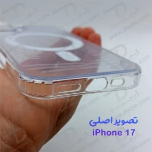 خرید قاب کریستالی شفاف مگنتی iPhone 17