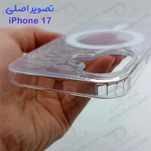 خرید قاب کریستالی شفاف مگنتی iPhone 17
