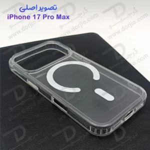 خرید قاب کریستالی شفاف مگنتی iPhone 17 Pro Max