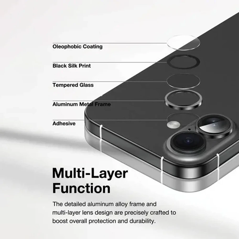 خرید محافظ لنز دوربین رینگی iPhone 17 Air مارک Green Lion مدل HD Plus Camera