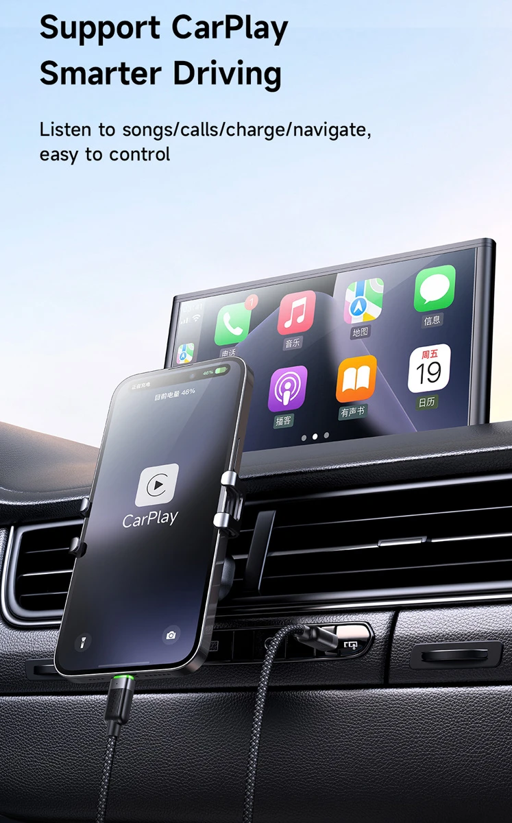 خرید کابل شارژ مغناطیسی 60 وات 1.2 متری دو سر Type-C مارک مک دودو مدل CA-200