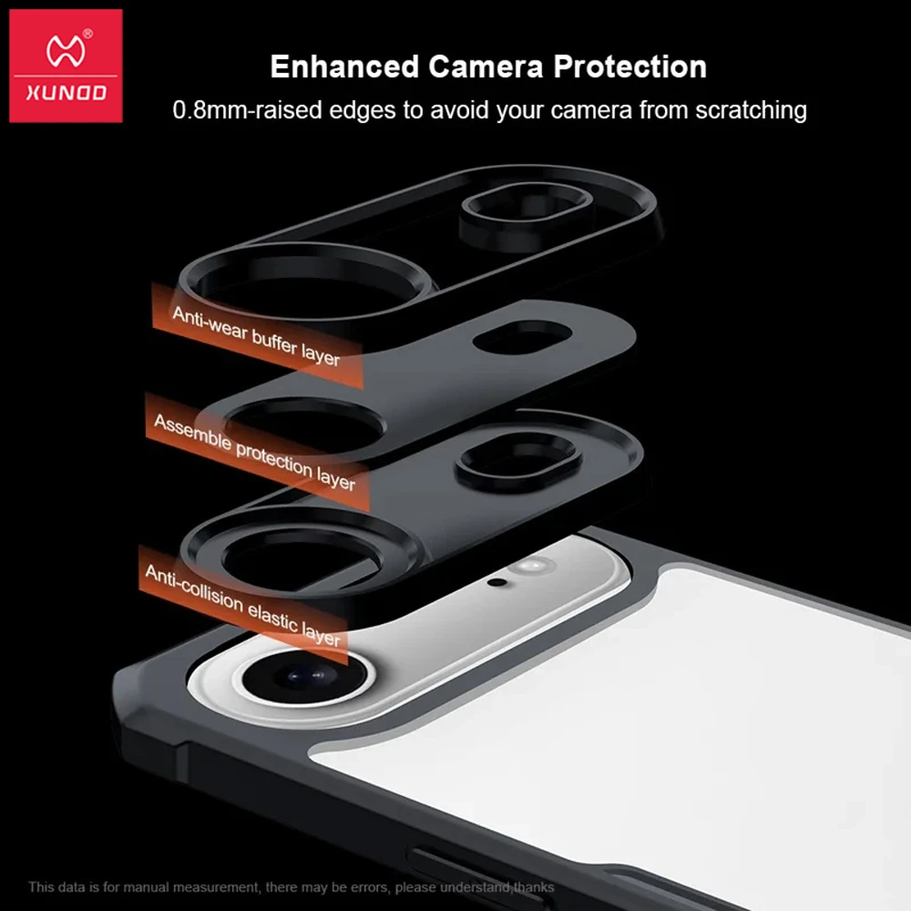 خرید کریستال شیلد شفاف iPhone 17 Air مارک XUNDD سری Beatle