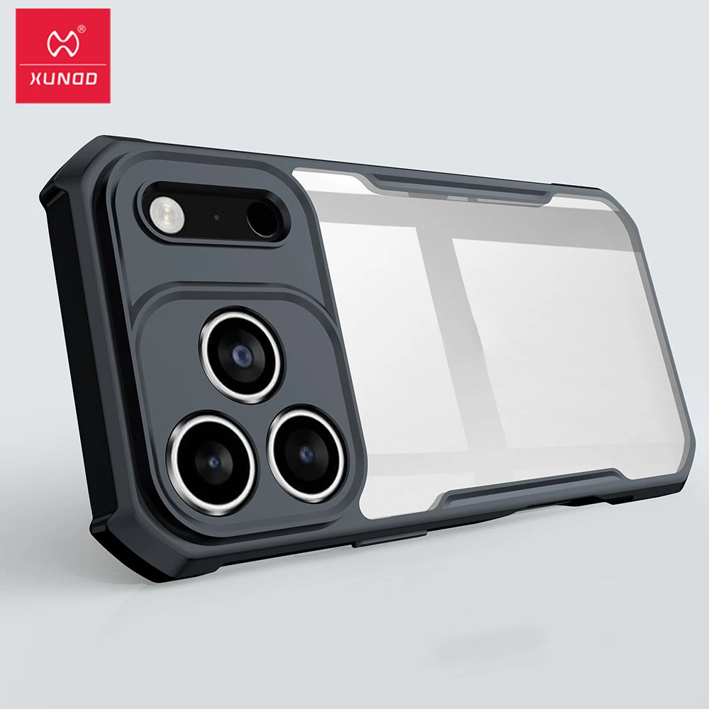 خرید کریستال شیلد شفاف iPhone 17 Pro Max مارک XUNDD سری Beatle خرید کریستال شیلد شفاف iPhone 17 Pro Max مارک XUNDD سری Beatle