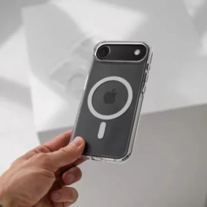 خرید کریستال کاور شفاف مگ سیف iPhone 17 Air مارک Spigen