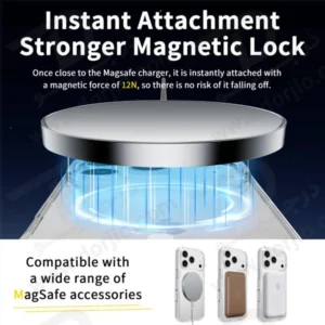 خرید کریستال کاور شفاف مگ سیف iPhone 17 Pro Max مارک Spigen