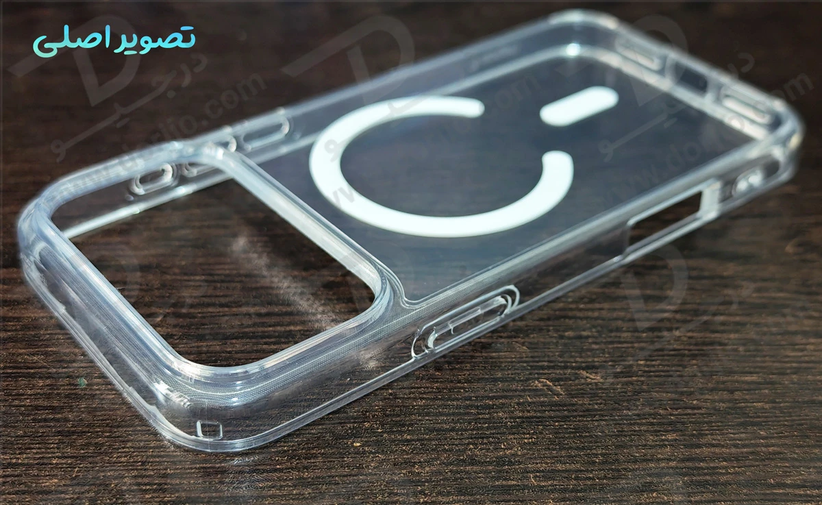 خرید کریستال کاور شفاف مگ سیف iPhone 17 Pro Max مارک Spigen