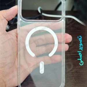 خرید کریستال کاور شفاف مگ سیف iPhone 17 Pro Max مارک Spigen