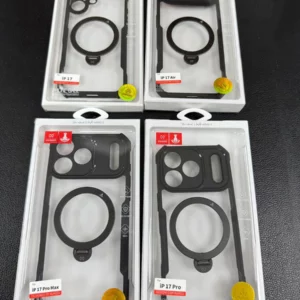 خرید گارد شفاف رینگ استند مگ سیف iPhone 17 Air مارک XUNDD سری Beatle Holder