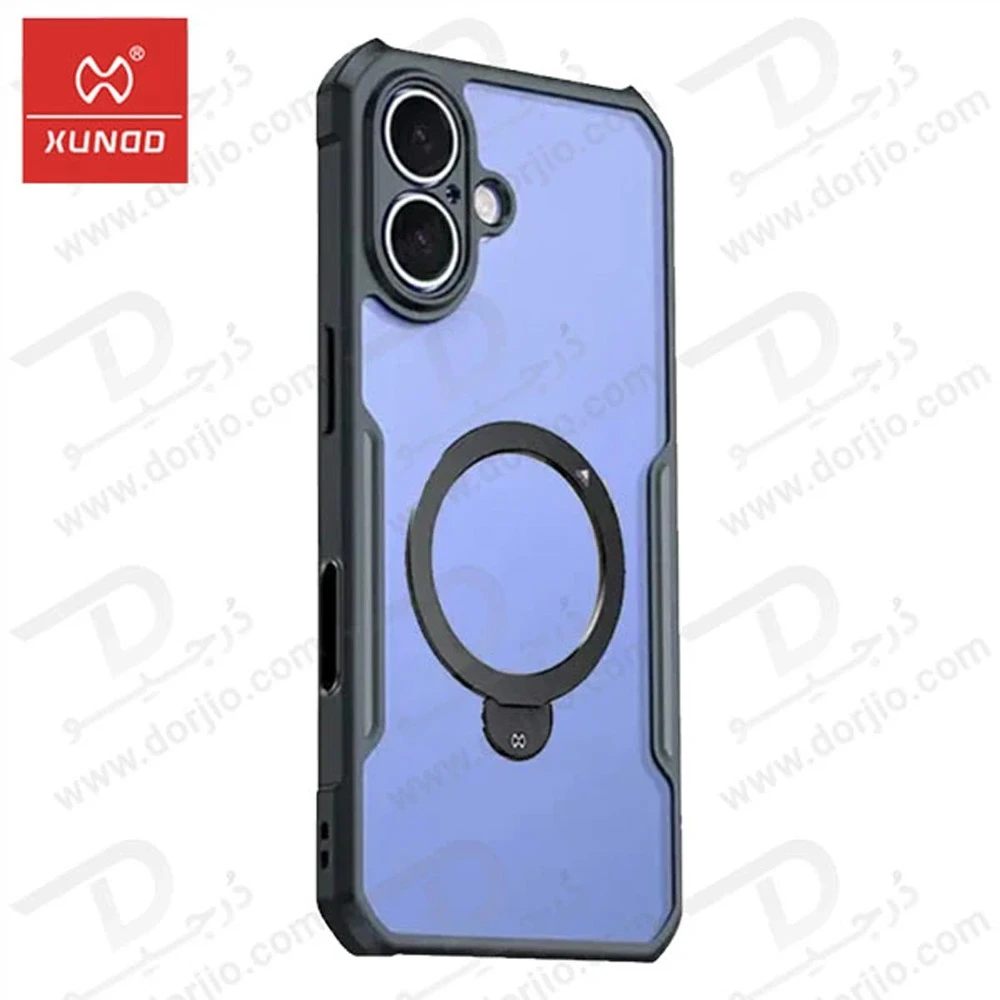 خرید گارد شفاف رینگ استند مگ سیف iPhone 17 مارک XUNDD سری Beatle Holder