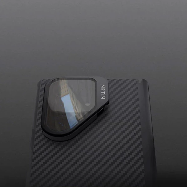 خرید گارد مگنتی کربنی کمرا استند شیشه ای Samsung Galaxy Z Fold 7 مارک نیلکین مدل CarboProp