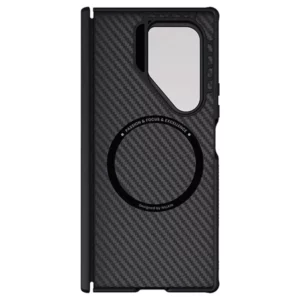 خرید گارد مگنتی کربنی کمرا استند شیشه ای Samsung Galaxy Z Fold 7 مارک نیلکین مدل CarboProp
