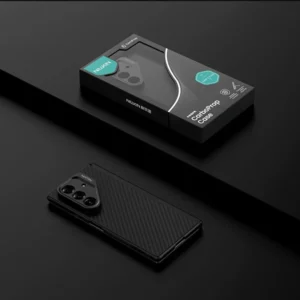 خرید گارد مگنتی کربنی کمرا استند فلزی Samsung Galaxy Z Fold 7 مارک نیلکین مدل CarboProp