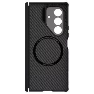 خرید گارد مگنتی کربنی کمرا استند فلزی Samsung Galaxy Z Fold 7 مارک نیلکین مدل CarboProp