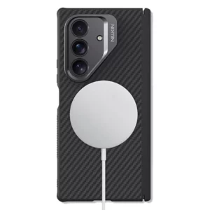 خرید گارد مگنتی کربنی کمرا استند فلزی Samsung Galaxy Z Fold 7 مارک نیلکین مدل CarboProp