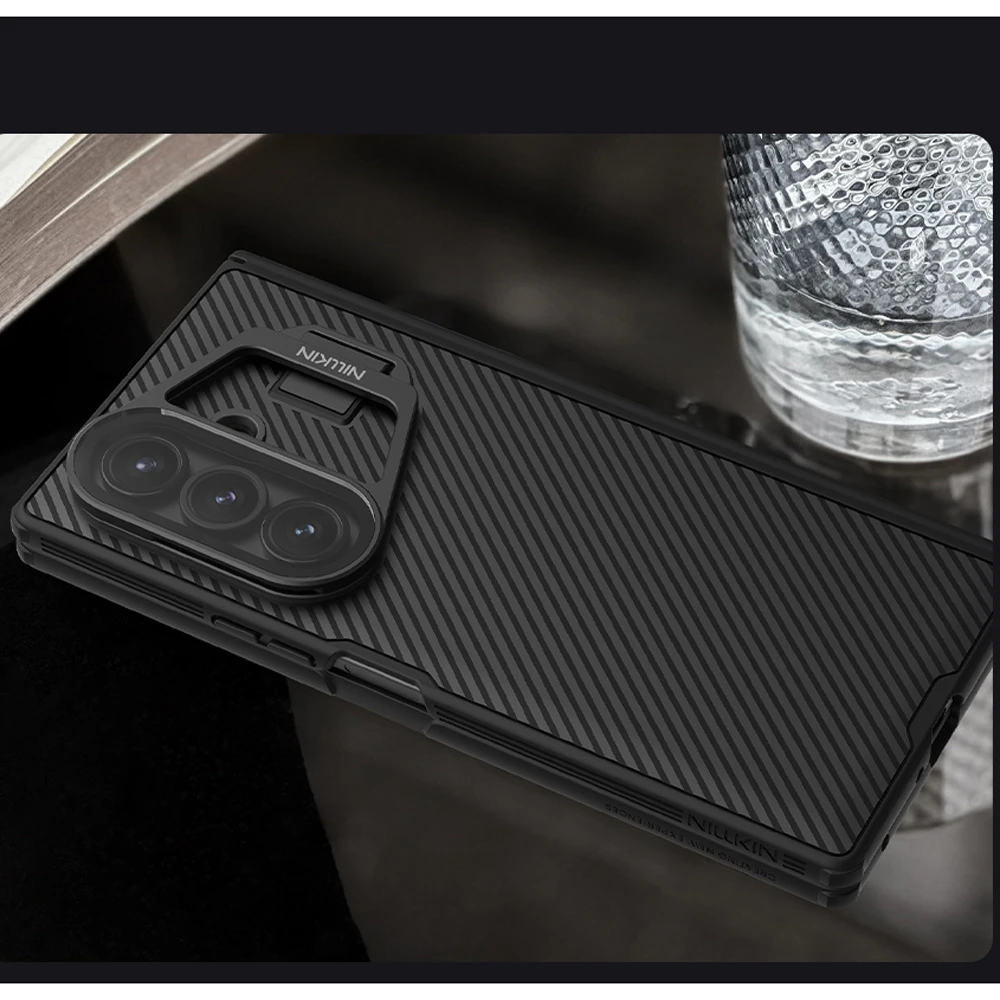 خرید گارد مگنتی کمرا استند شیشه‌ای Samsung Galaxy Z Fold 7 مارک نیلکین مدل Camshield Prop